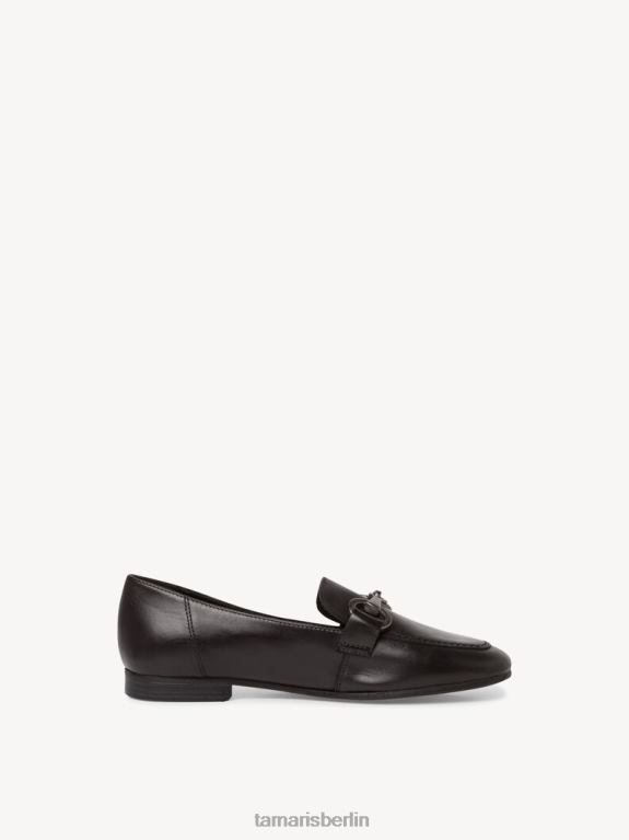 de Tamaris Frauen Lederpantoffel - schwarz/schwarzes Leder 0LHV4242 Schuhe