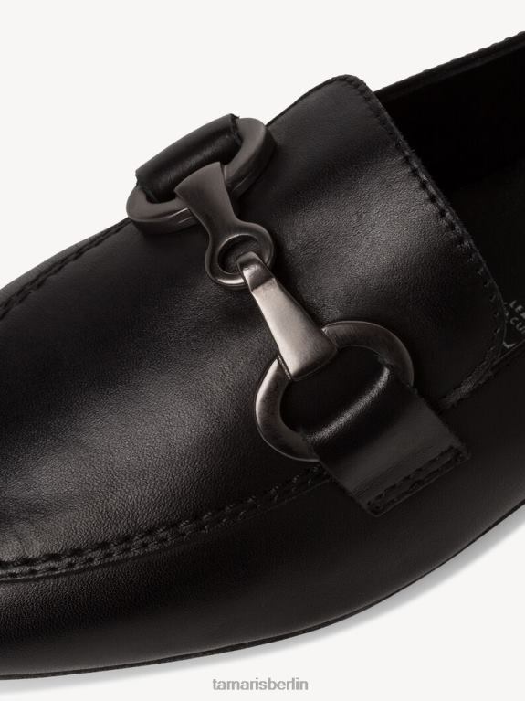 de Tamaris Frauen Lederpantoffel - schwarz/schwarzes Leder 0LHV4242 Schuhe
