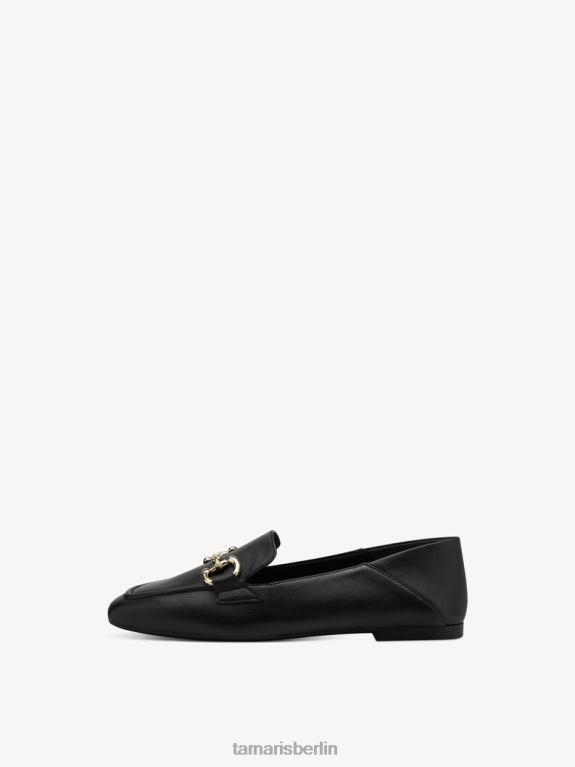 de Tamaris Frauen Lederpantoffel - schwarz/schwarzes Leder 0LHV4558 Schuhe