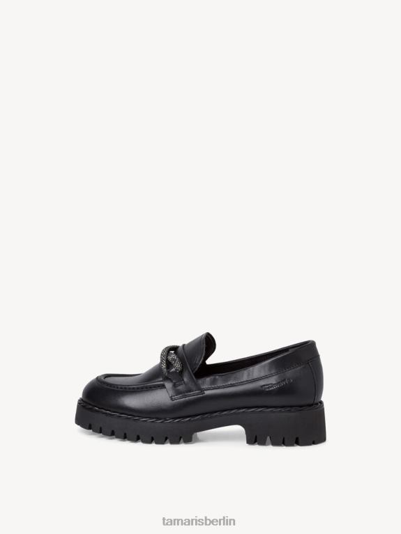 de Tamaris Frauen Lederpantoffel - schwarz/schwarzes Leder 0LHV4744 Schuhe