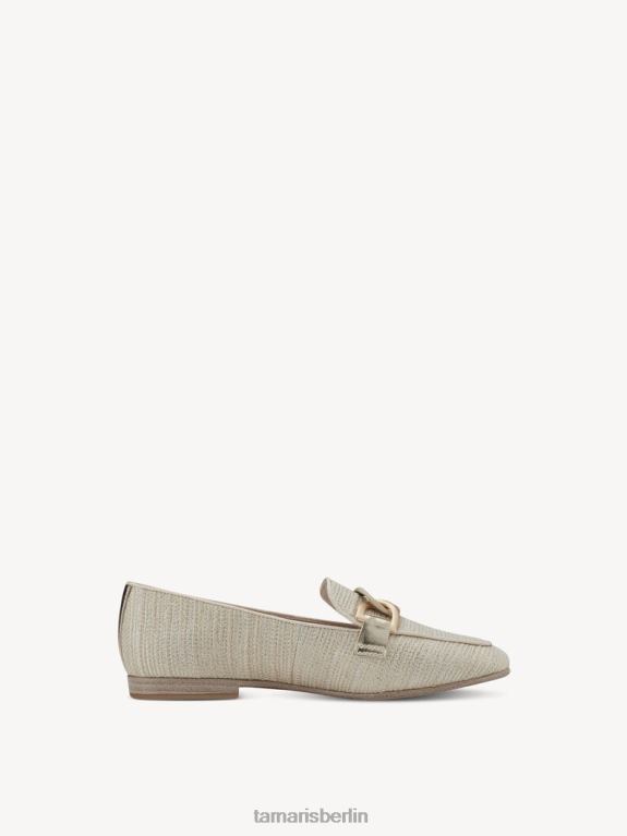 de Tamaris Frauen Slipper - beige/elfenbeinfarbene Struktur. 0LHV4559 Schuhe