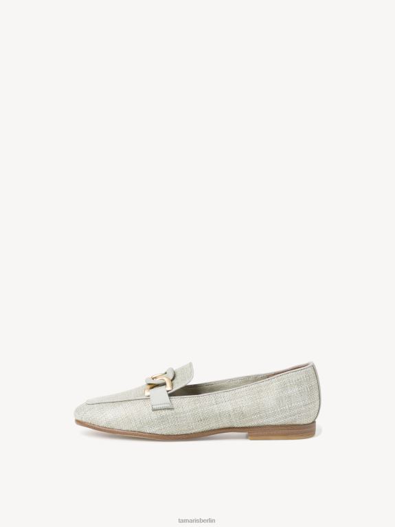 de Tamaris Frauen Slipper - grün/salbei gewebt 0LHV42211 Schuhe