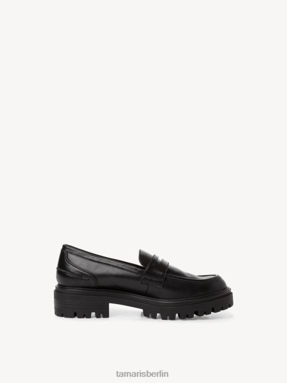 de Tamaris Frauen Slipper - schwarz/schwarz matt 0LHV42061 Schuhe