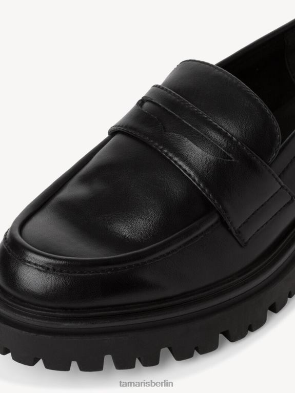de Tamaris Frauen Slipper - schwarz/schwarz matt 0LHV42061 Schuhe