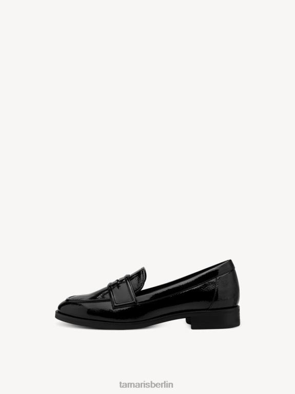de Tamaris Frauen Slipper - schwarz/schwarzer Lack 0LHV41398 Schuhe