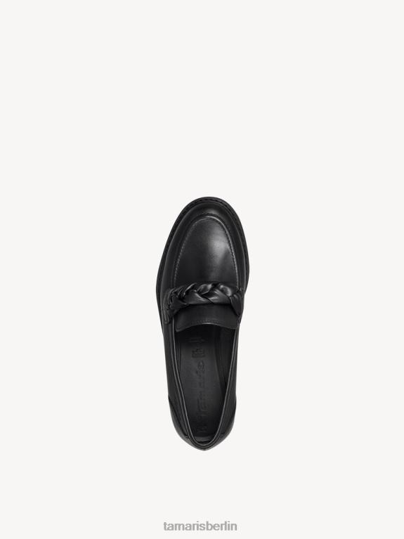 de Tamaris Frauen Slipper - schwarz/schwarzes Leder 0LHV42116 Schuhe