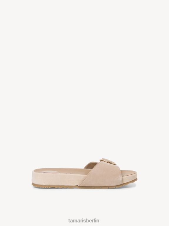 de Tamaris Frauen Leder-Pantolette – Beige/Sand 0LHV41275 Schuhe