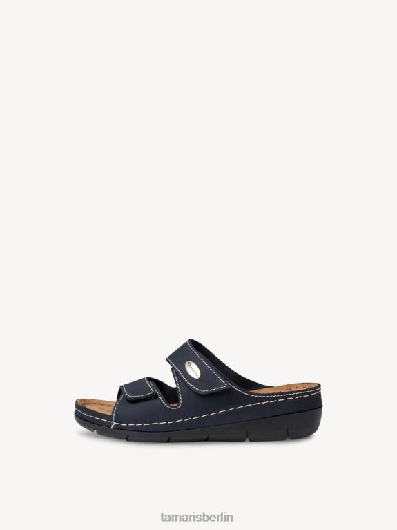 de Tamaris Frauen Leder-Pantolette – Blau/Marineblau 0LHV42158 Schuhe