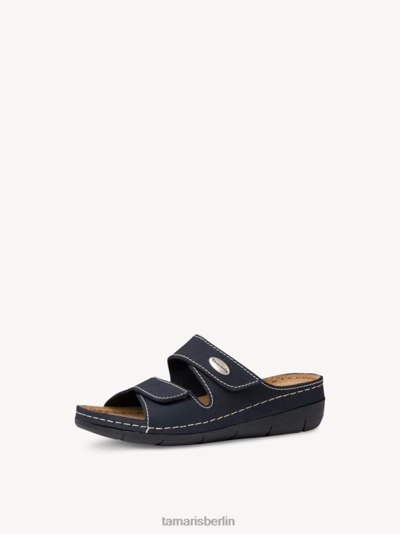 de Tamaris Frauen Leder-Pantolette – Blau/Marineblau 0LHV42158 Schuhe