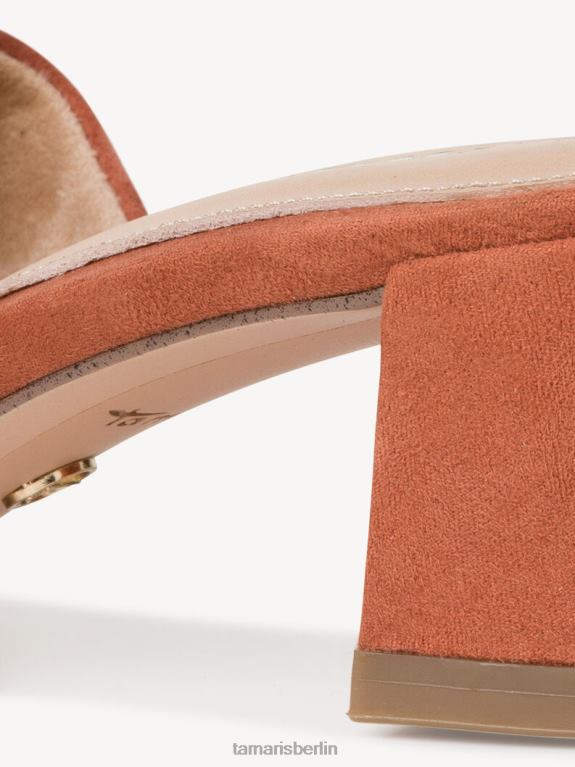de Tamaris Frauen Leder-Pantolette – Gelb/Sonnenaufgang 0LHV41791 Schuhe