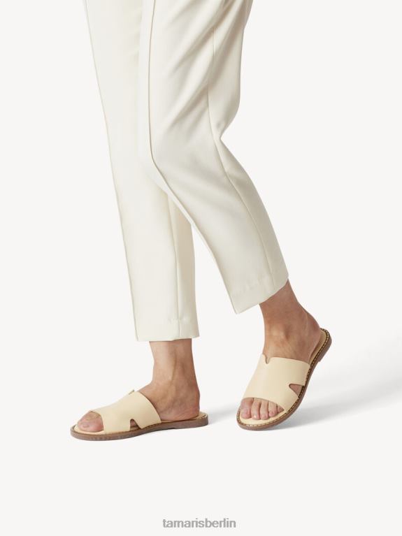 de Tamaris Frauen Leder-Pantolette – Gelb/Zartzitrone 0LHV41361 Schuhe