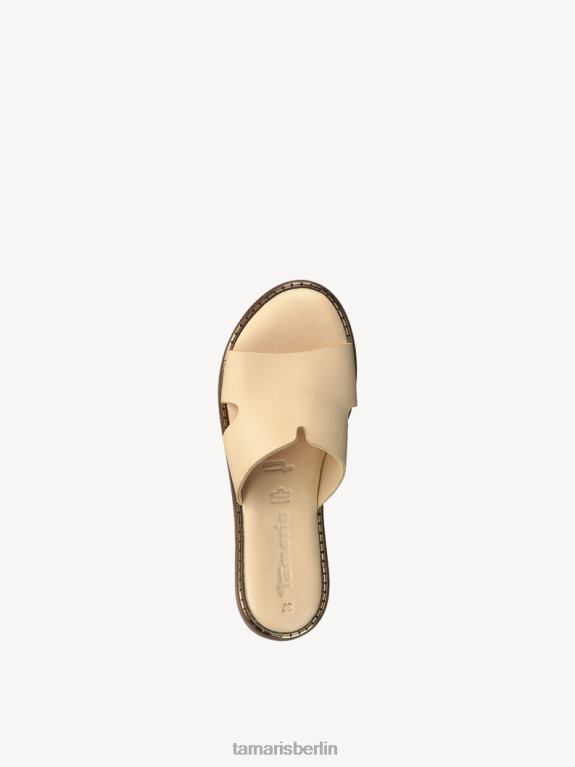 de Tamaris Frauen Leder-Pantolette – Gelb/Zartzitrone 0LHV41361 Schuhe