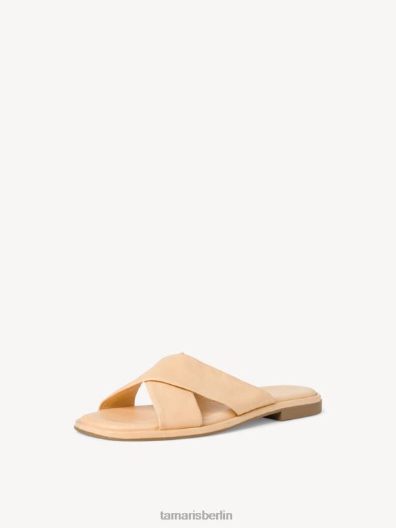 de Tamaris Frauen Leder-Pantolette – Gelb/Zartzitrone 0LHV41837 Schuhe