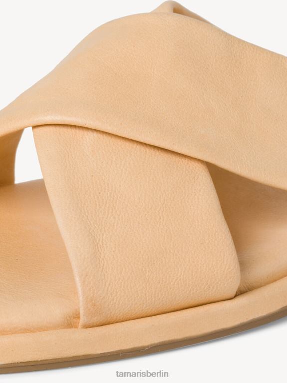 de Tamaris Frauen Leder-Pantolette – Gelb/Zartzitrone 0LHV41837 Schuhe