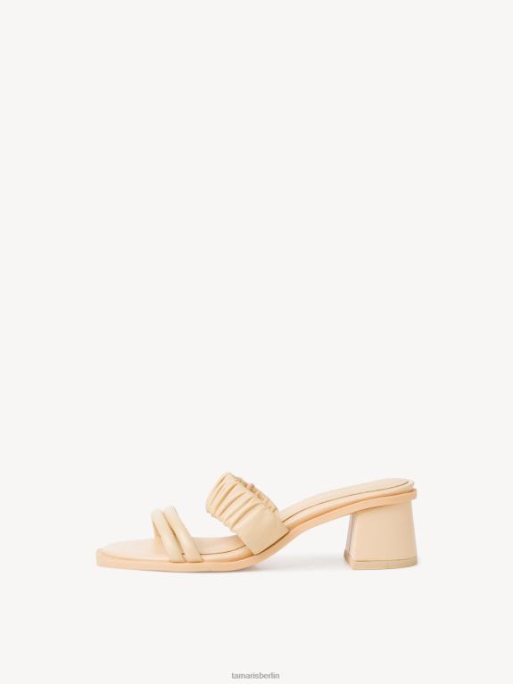 de Tamaris Frauen Leder-Pantolette – Gelb/Zartzitrone 0LHV42104 Schuhe