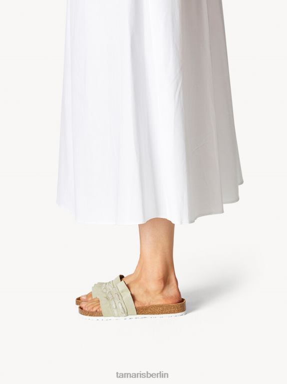 de Tamaris Frauen Leder-Pantolette – Grün/Pistazie 0LHV412 Schuhe
