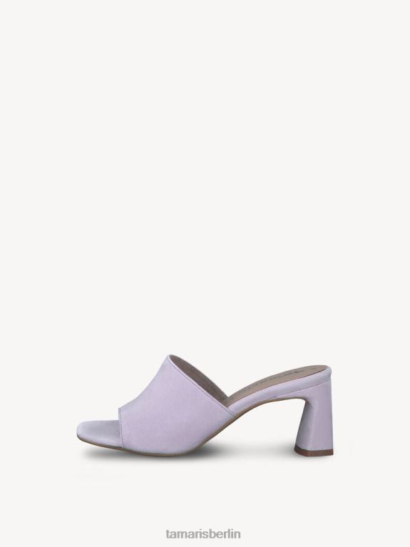 de Tamaris Frauen Leder-Pantolette - Lila/Flieder 0LHV41326 Schuhe