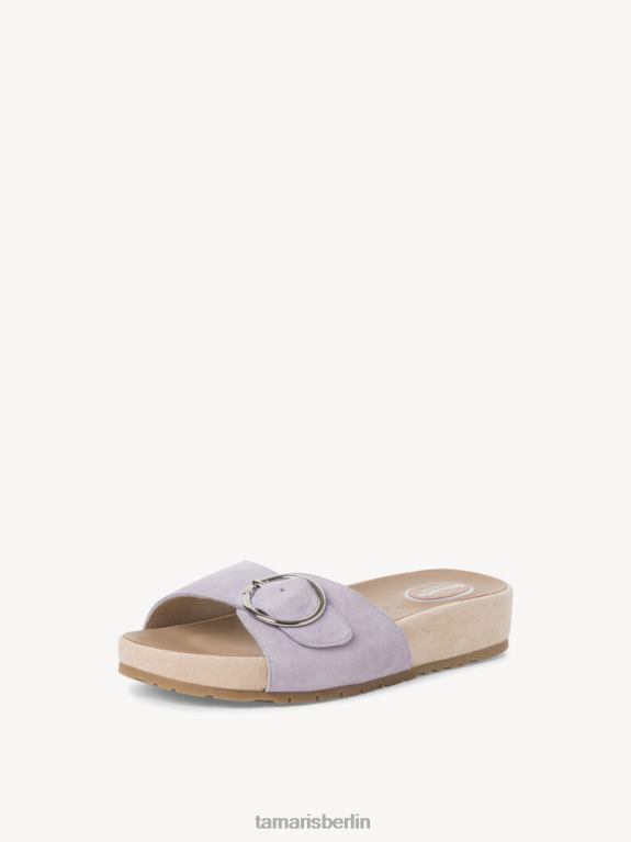 de Tamaris Frauen Leder-Pantolette – Lila/Lavendel 0LHV41122 Schuhe