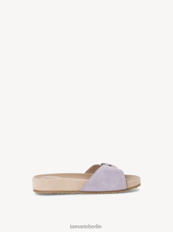 de Tamaris Frauen Leder-Pantolette – Lila/Lavendel 0LHV41122 Schuhe