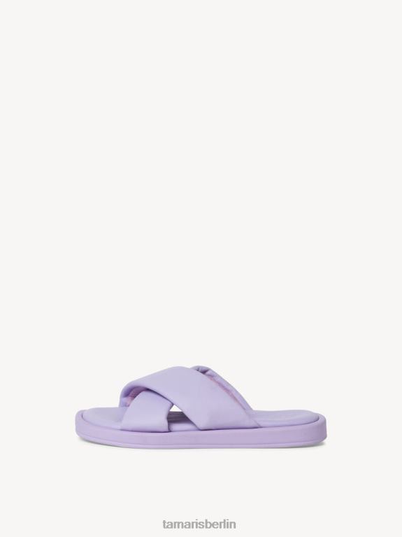 de Tamaris Frauen Leder-Pantolette – Lila/Lavendel 0LHV4120 Schuhe