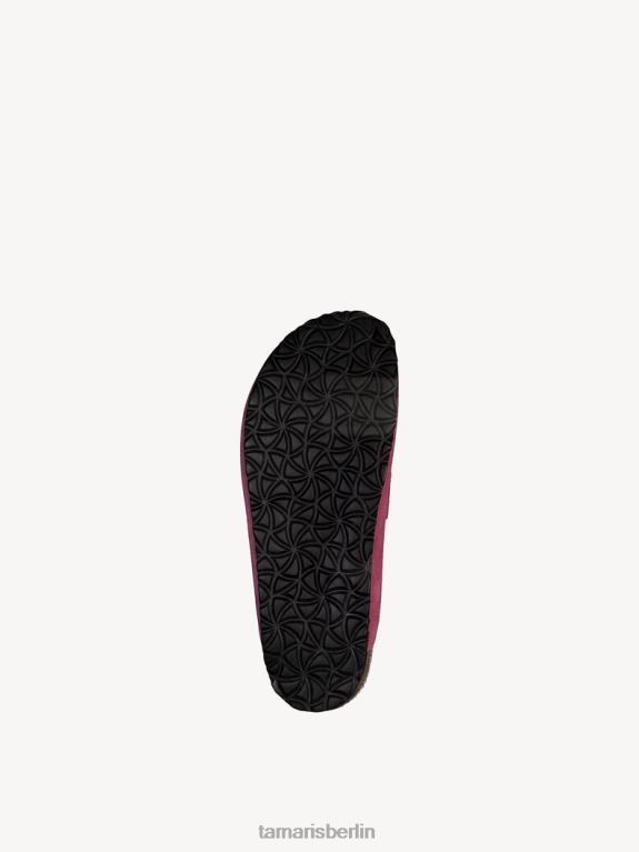 de Tamaris Frauen Leder-Pantolette – Rosa/Fuchia 0LHV4375 Schuhe