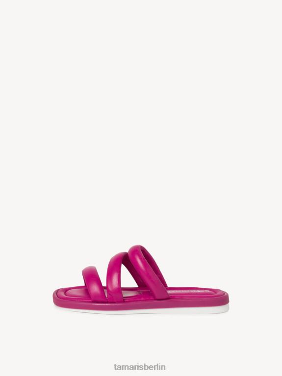 de Tamaris Frauen Leder-Pantolette – Rosa/Fuchia 0LHV4694 Schuhe