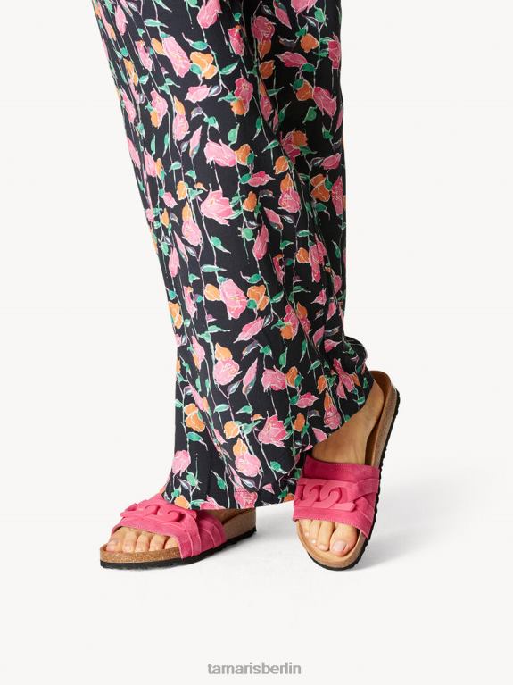 de Tamaris Frauen Leder-Pantolette – Rosa/Fuchia 0LHV4967 Schuhe