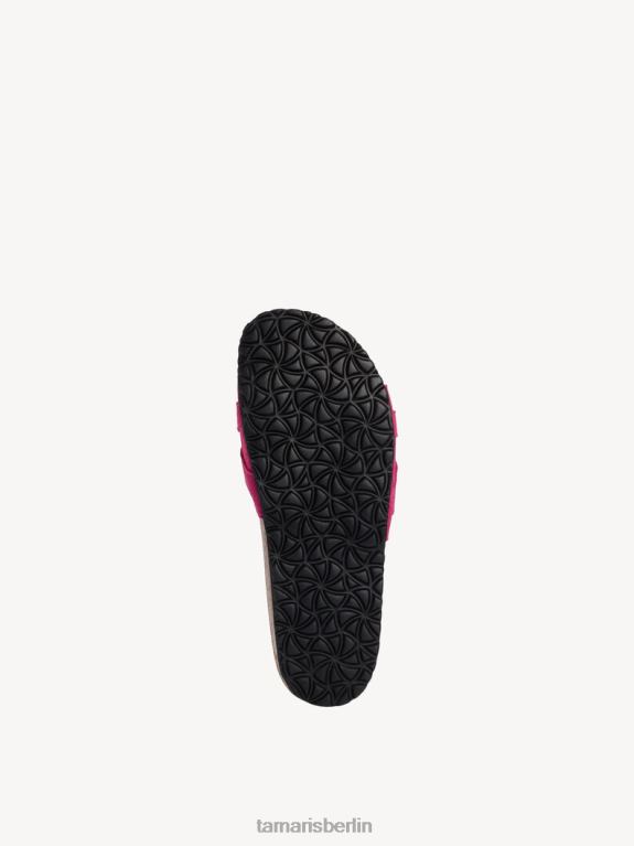de Tamaris Frauen Leder-Pantolette – Rosa/Fuchia 0LHV4967 Schuhe