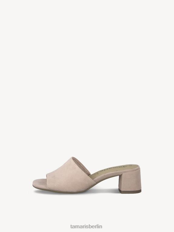 de Tamaris Frauen Leder-Pantolette – Rose/Puder 0LHV4411 Schuhe