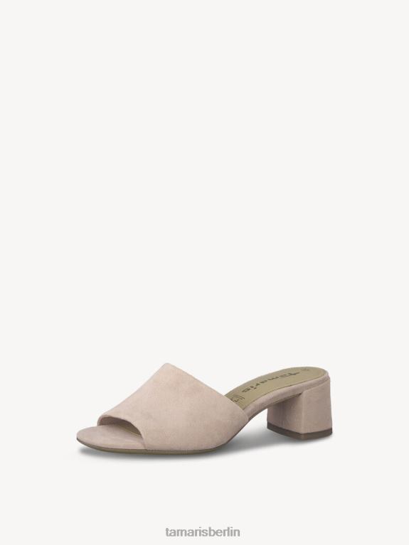 de Tamaris Frauen Leder-Pantolette – Rose/Puder 0LHV4411 Schuhe