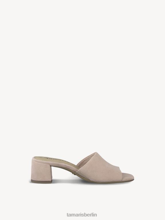 de Tamaris Frauen Leder-Pantolette – Rose/Puder 0LHV4411 Schuhe