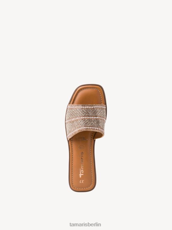 de Tamaris Frauen Leder-Pantolette – Rose/Rose Glam 0LHV41104 Schuhe