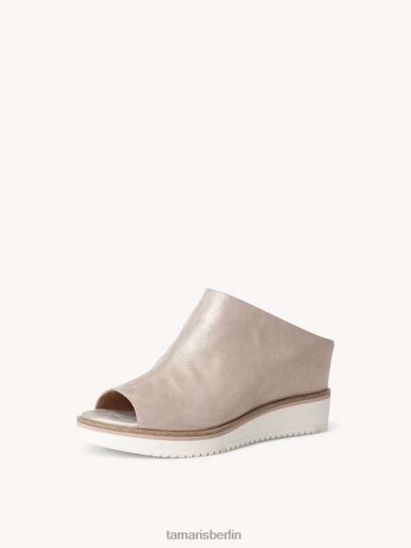 de Tamaris Frauen Leder-Pantolette - Rose/Rose Pearl 0LHV42139 Schuhe
