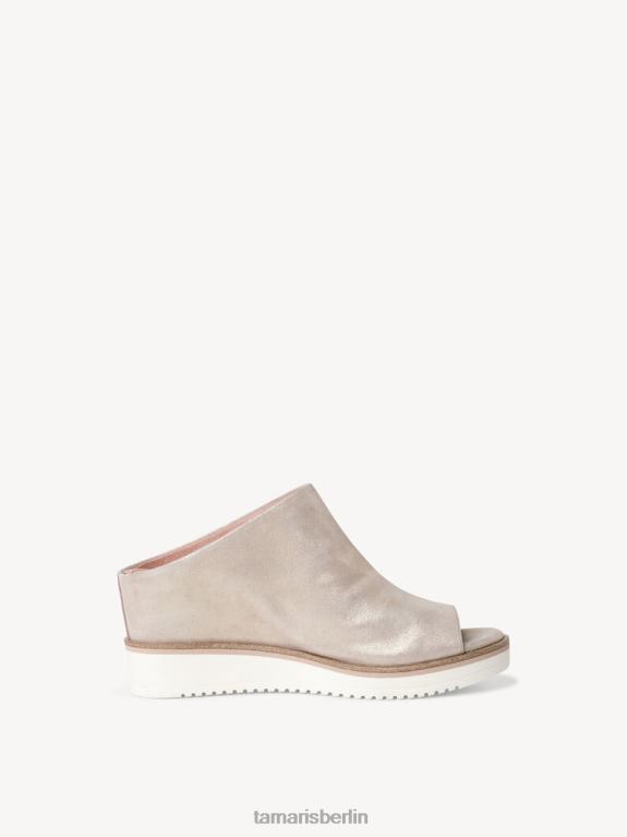 de Tamaris Frauen Leder-Pantolette - Rose/Rose Pearl 0LHV42139 Schuhe