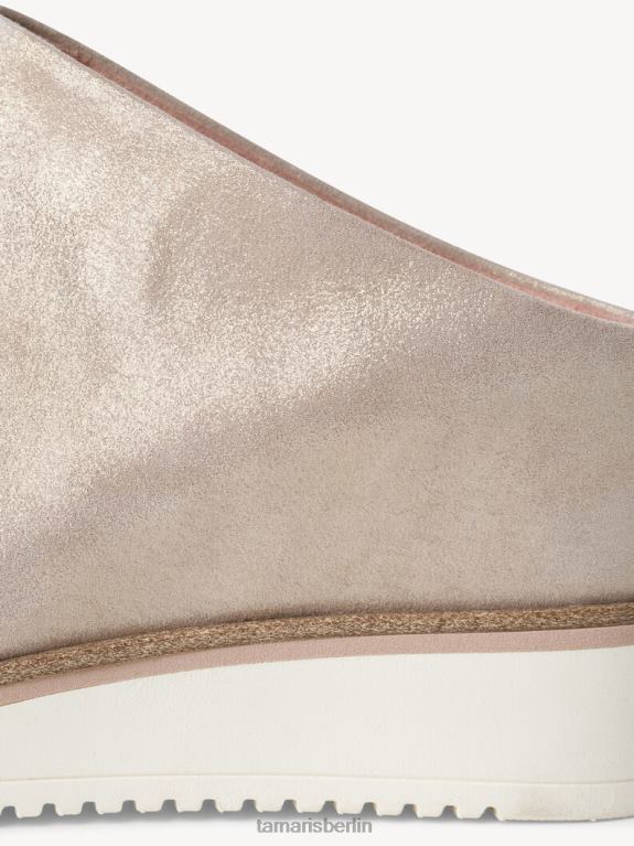 de Tamaris Frauen Leder-Pantolette - Rose/Rose Pearl 0LHV42139 Schuhe