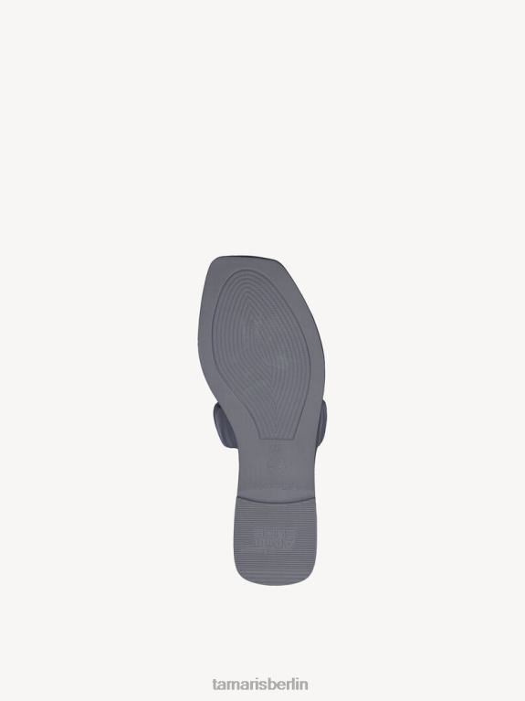 de Tamaris Frauen Leder-Pantolette - blau/hellblau 0LHV41567 Schuhe