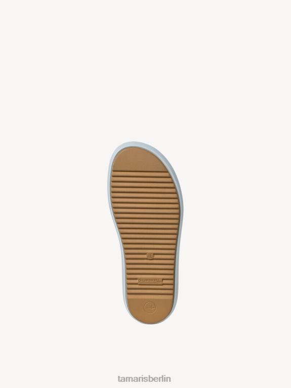 de Tamaris Frauen Leder-Pantolette - blau/hellblau 0LHV4307 Schuhe