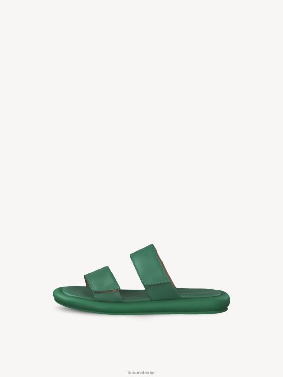 de Tamaris Frauen Leder-Pantolette – grün 0LHV41305 Schuhe