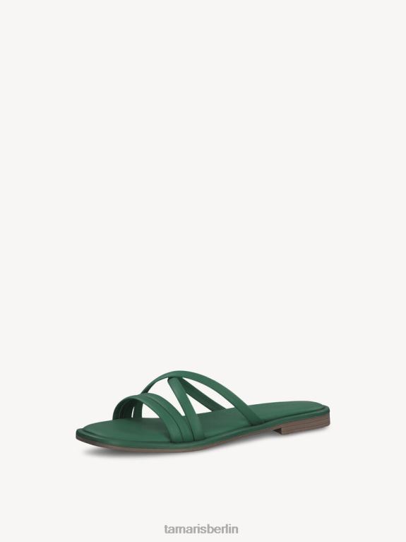 de Tamaris Frauen Leder-Pantolette – grün 0LHV41636 Schuhe