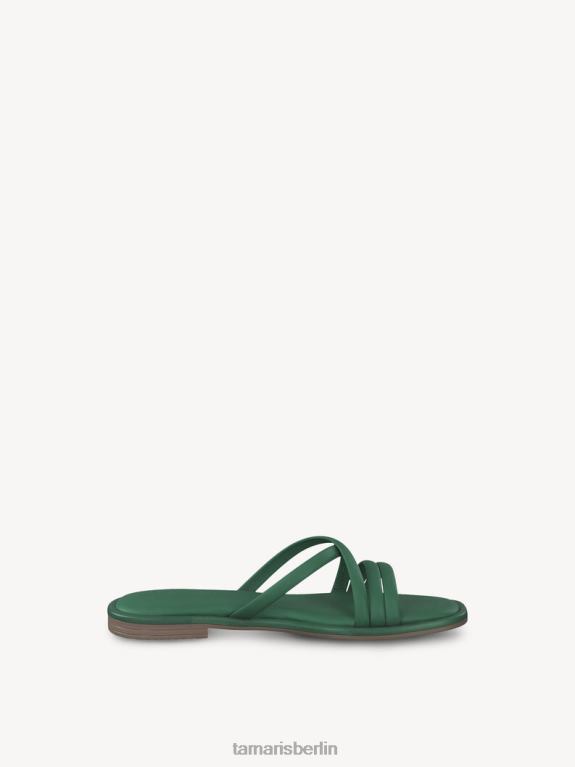 de Tamaris Frauen Leder-Pantolette – grün 0LHV41636 Schuhe