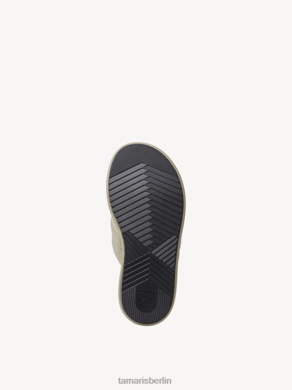 de Tamaris Frauen Leder-Pantolette - grün/blassgrün 0LHV41726 Schuhe