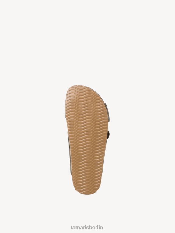 de Tamaris Frauen Leder-Pantolette – grün/trockenoliv 0LHV42220 Schuhe