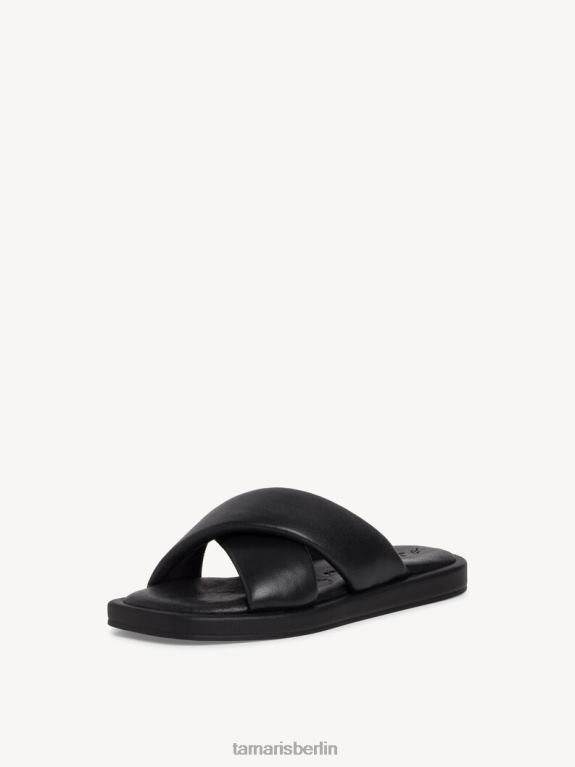de Tamaris Frauen Leder-Pantolette – schwarz 0LHV41392 Schuhe
