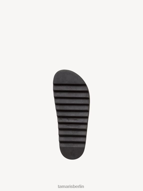 de Tamaris Frauen Leder-Pantolette – schwarz 0LHV41666 Schuhe