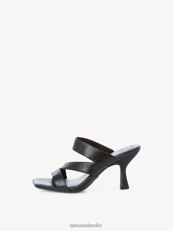 de Tamaris Frauen Leder-Pantolette – schwarz 0LHV41845 Schuhe