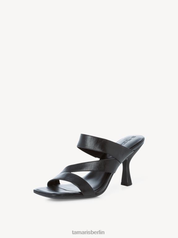 de Tamaris Frauen Leder-Pantolette – schwarz 0LHV41845 Schuhe