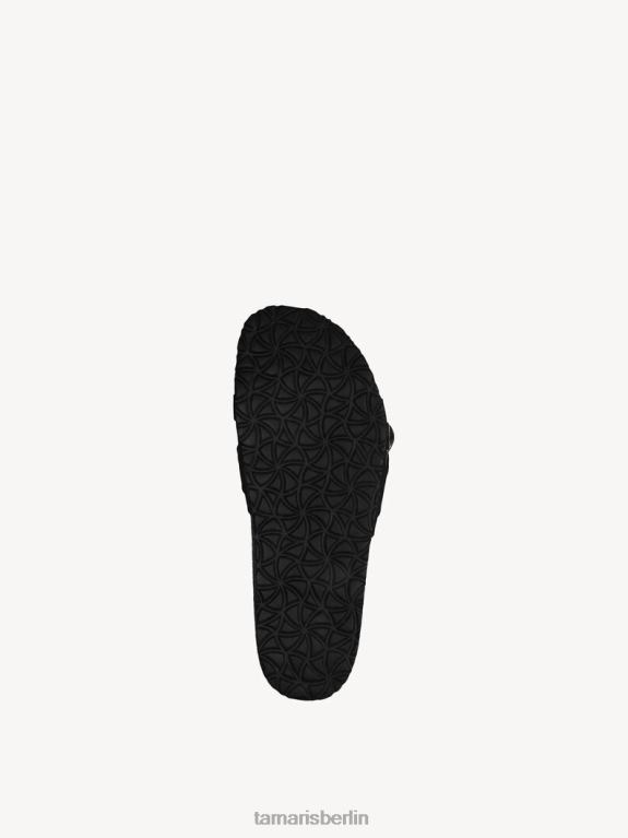 de Tamaris Frauen Leder-Pantolette – schwarz 0LHV41933 Schuhe