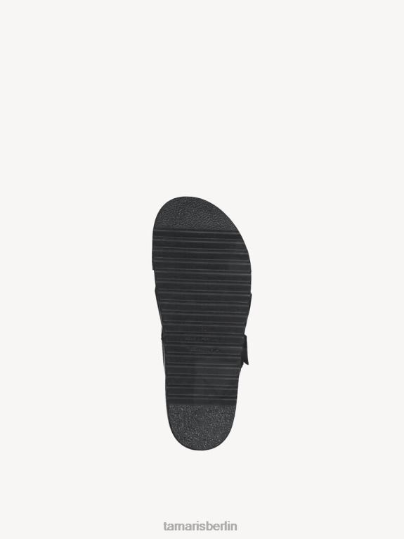 de Tamaris Frauen Leder-Pantolette – schwarz 0LHV41970 Schuhe