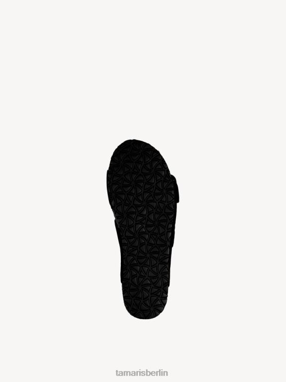 de Tamaris Frauen Leder-Pantolette – schwarz 0LHV42317 Schuhe