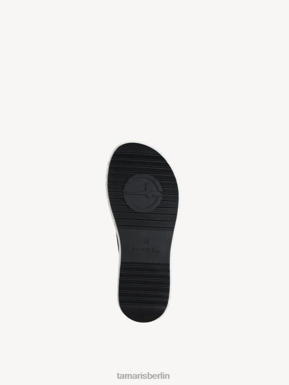 de Tamaris Frauen Leder-Pantolette – schwarz 0LHV4434 Schuhe